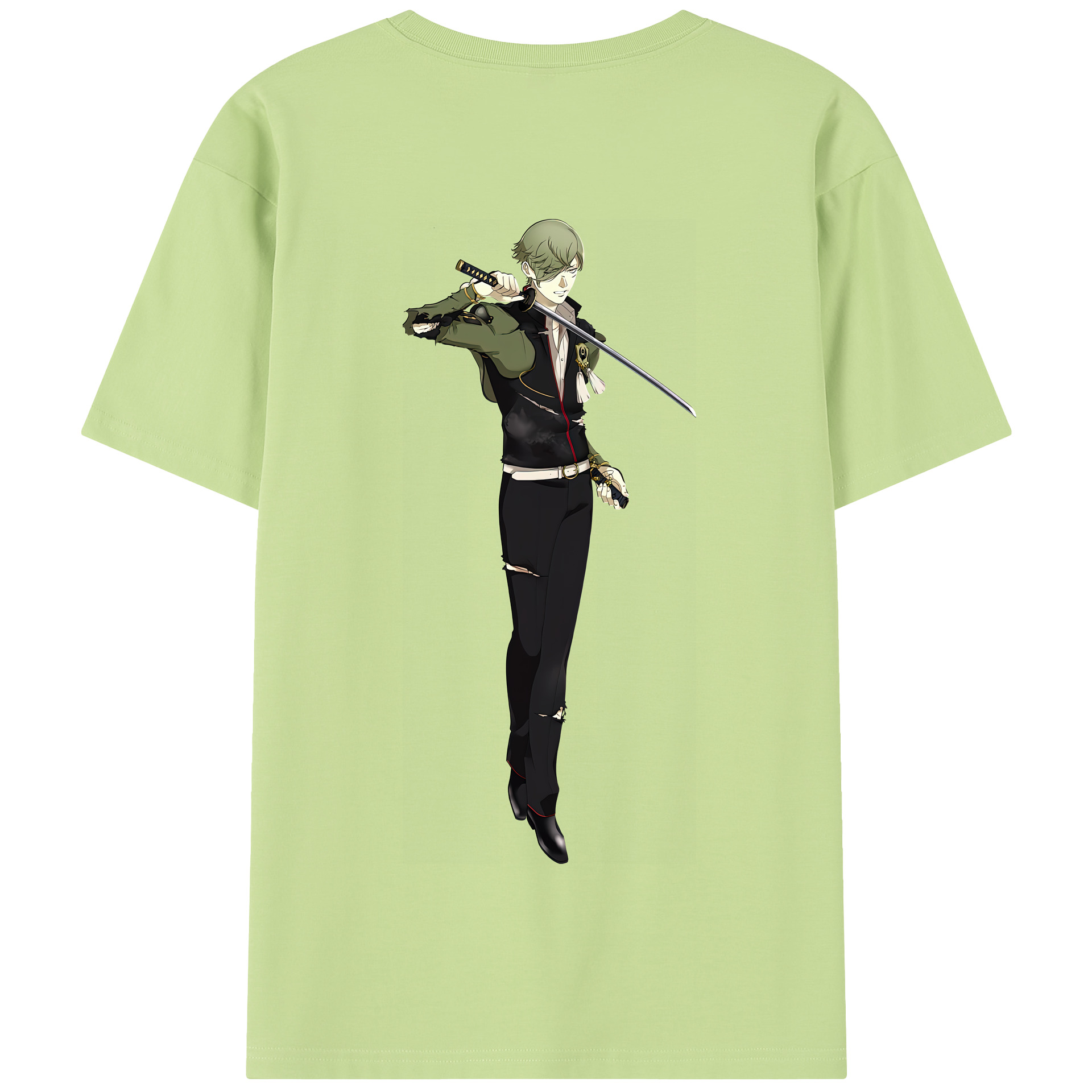 （画像用） 刀剣乱舞 Touken Ranbu 綿100％半袖Tシャツ（背面プリント）